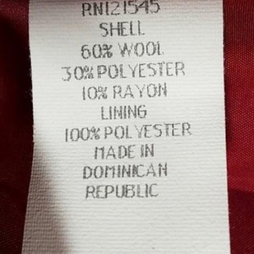 Wool blend coat size XL - Picture 7 of 7
